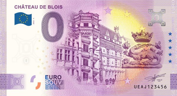 0 Euro Souvenir - CHÂTEAU DE BLOIS 2022-5