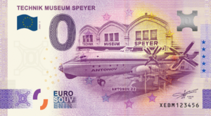 0 Euro Souvenir - TECHNIK MUSEUM SPEYER 2020-3 - ANNIVERSARY