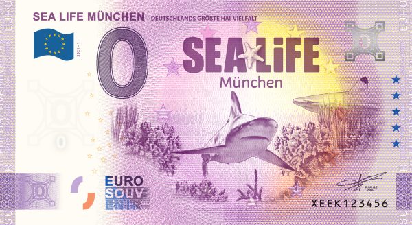 0 Euro Souvenir - SEA LIFE MÜNCHEN 2021-1
