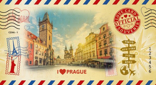 Love Card Souvenir - Praha