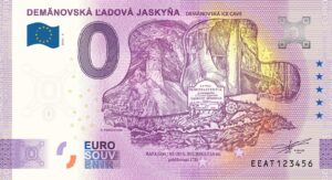 0 Euro Souvenir bankovka - DEMÄNOVSKÁ ĽADOVÁ JASKYŇA 2024-6