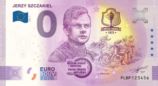 0 Euro Souvenir bankovka - JERZY SZCZAKIEL 2024-2