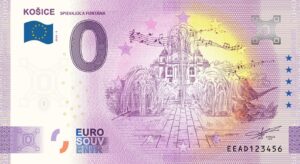 0 Euro Souvenir bankovka - KOŠICE - SPIEVAJÚCA FONTÁNA 2024-5