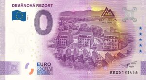 0 Euro Souvenir bankovka - DEMÄNOVÁ REZORT 2024-1