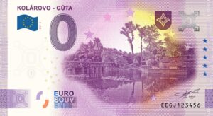 0 Euro Souvenir bankovka - KOLÁROVO - GÚTA 2024-1