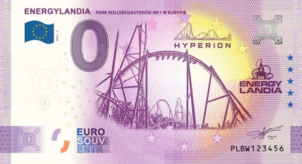 0 Euro Souvenir bankovka - ENERGYLANDIA 2025-4