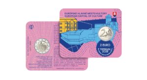 Zberateľská mincová karta s 2 EURO mincou TRENČÍN - Európske hlavné mesto kultúry 2026 (coincard)