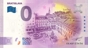 0 Euro Souvenir bankovka - BRATISLAVA - Hlavné námestie 2026-15