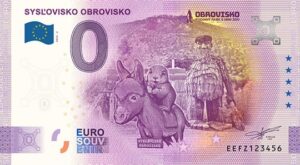 0 Euro Souvenir bankovka - SYSĽOVISKO OBROVISKO 2025-2