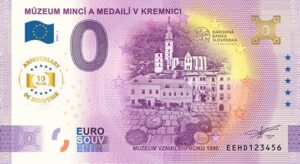 0 Euro Souvenir bankovka - MÚZEUM MINCÍ A MEDAILÍ V KREMNICI 2025-1 - ANNIVERSARY