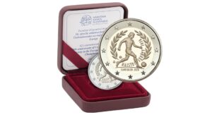 Pamätná 2 EURO minca VÍŤAZSTVO FUTBALISTOV ČSR NA ME 1976 PROOF | SLOVENSKO 2026