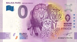 0 Euro Souvenir bankovka - MALKIA PARK 2026-2