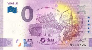0 Euro Souvenir bankovka - VRÁBLE 2026-1