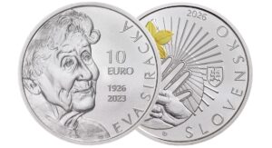 10 EURO - EVA SIRACKÁ - 100. výročie narodenia - BK