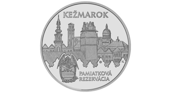 20 EURO - KEŽMAROK - Pamiatková rezervácia - BK - rubová strana