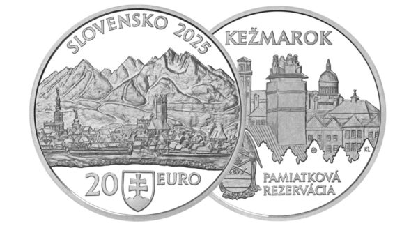 20 EURO - KEŽMAROK - Pamiatková rezervácia - PROOF