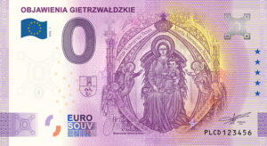 0 Euro Souvenir bankovka - OBJAWIENIA GIETRZWAŁDZKIE 2026-1