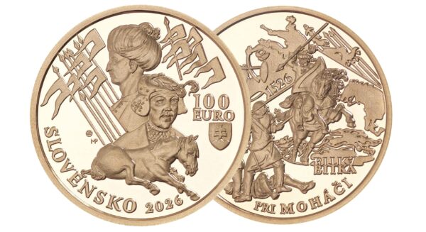 100 EURO - 500. VÝROČIE BITKY PRI MOHÁČI - PROOF