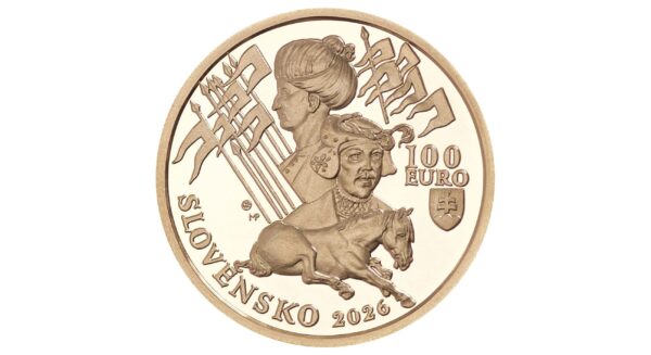 100 EURO - 500. VÝROČIE BITKY PRI MOHÁČI - PROOF - lícna strana
