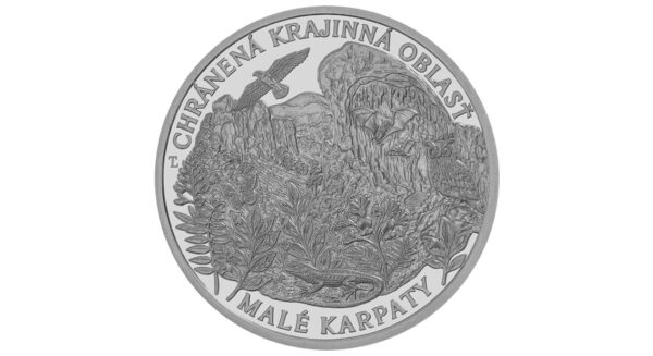 20ESK26-CMK-BK_2 20 EURO - Chránená krajinná oblasť Malé Karpaty - BK - rubová strana