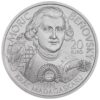 20ESK26-MB-BK_1 20 EURO - 250. výročie vyhlásenia Mórica Beňovského za kráľa Madagaskaru - BK - lícna strana